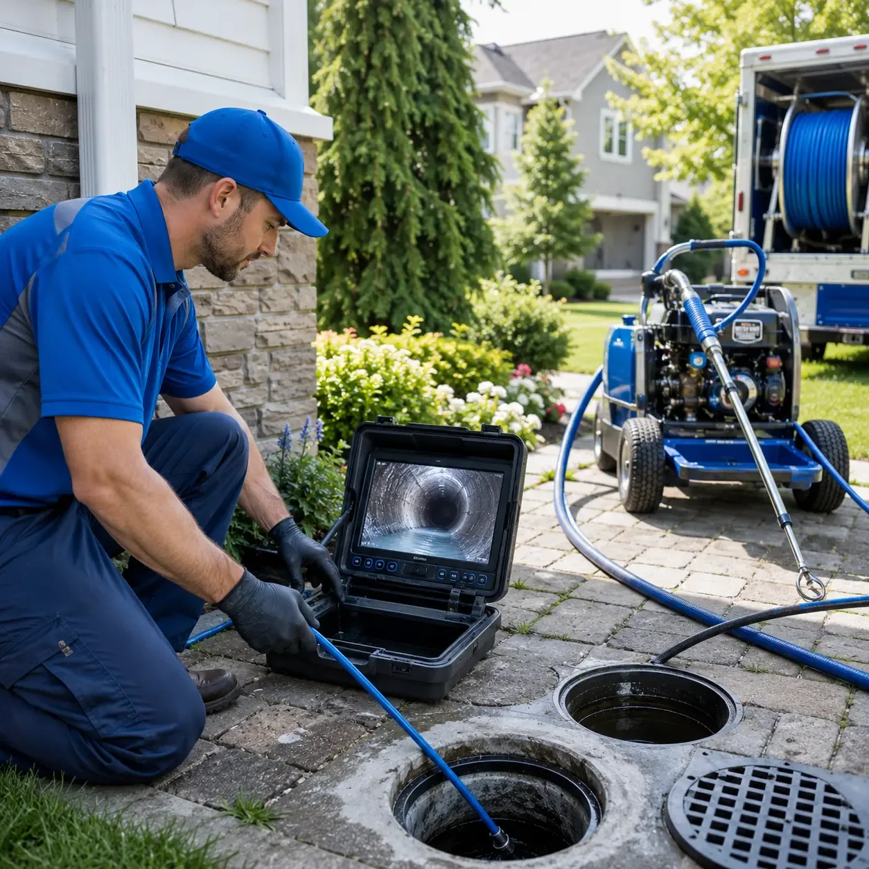 Outdoor drain cleaning professionals serving Gaylordsville, CT